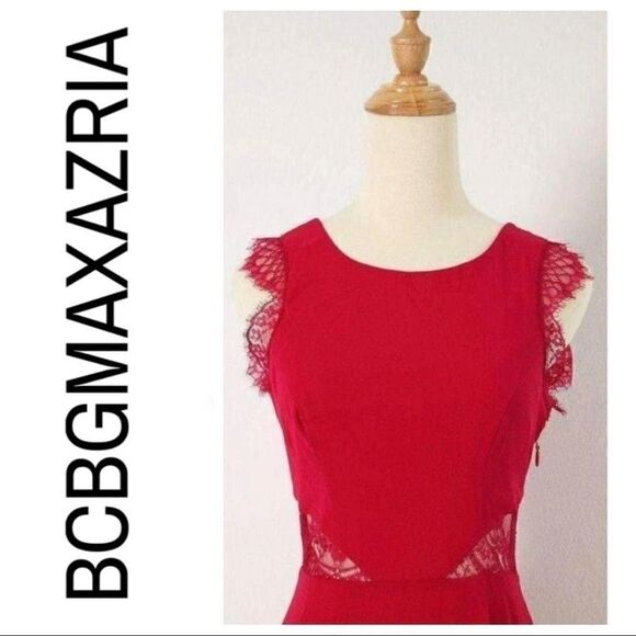 BCBGMAXAZRIA Rose Lace Dress  Size 2 NWT - Picture 9 of 10
